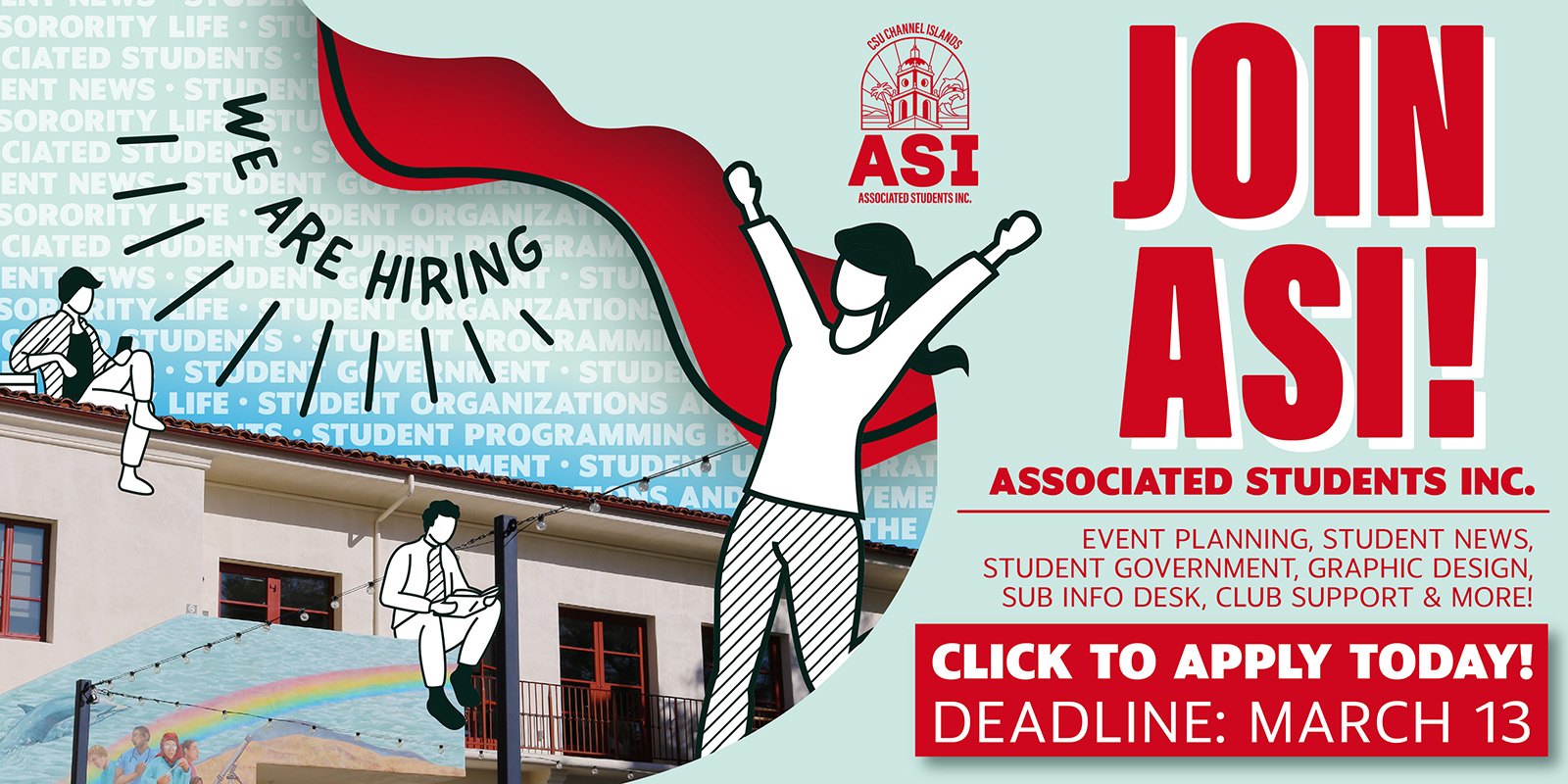 Apply to ASI! Learn more!